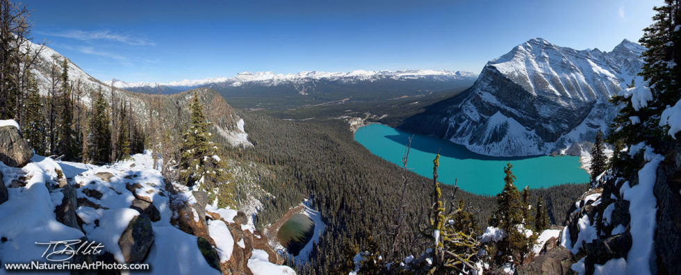 Panorama Photo of Lake Louise Beehive