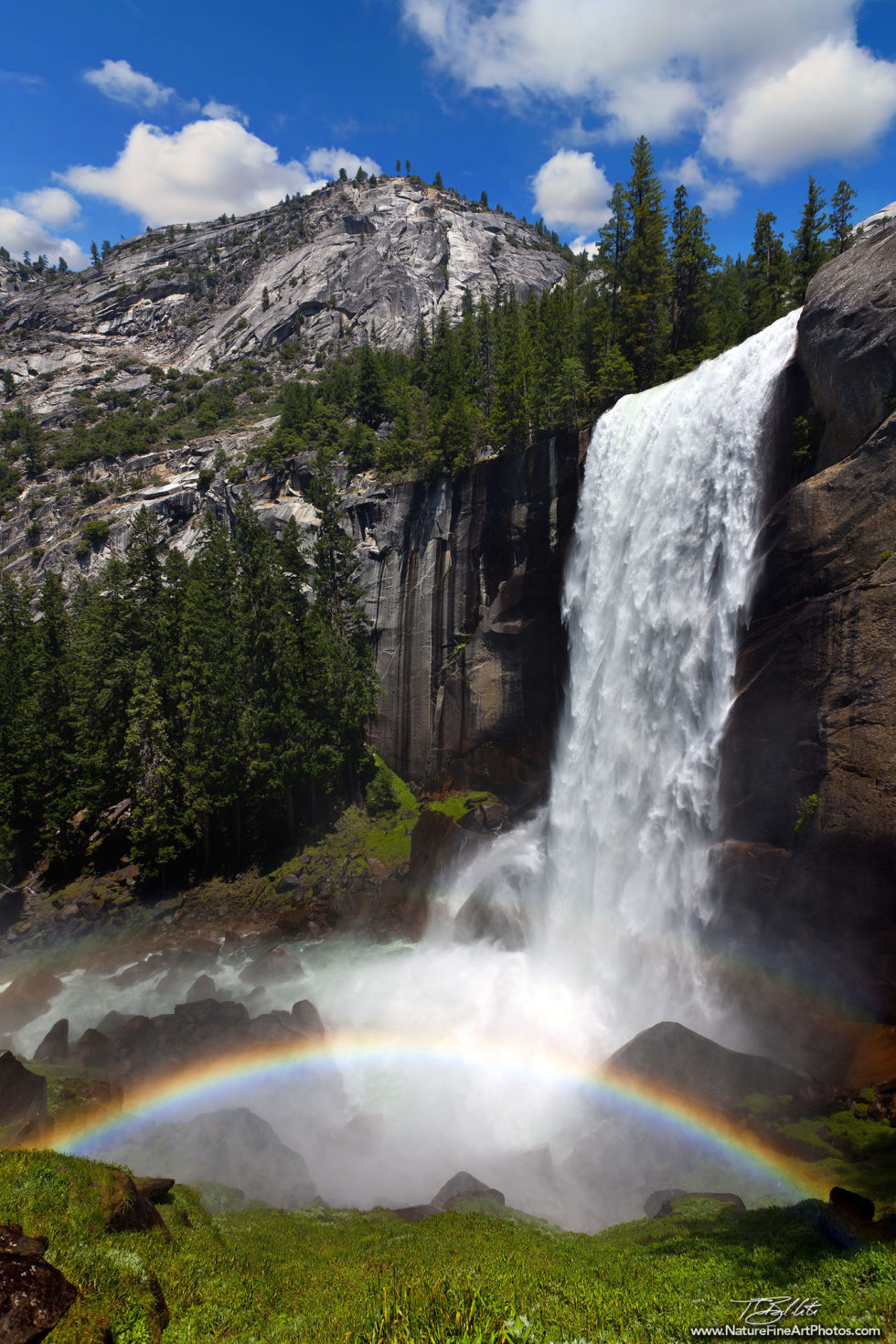 Nature Photo of Vernal Falls in Yosemite