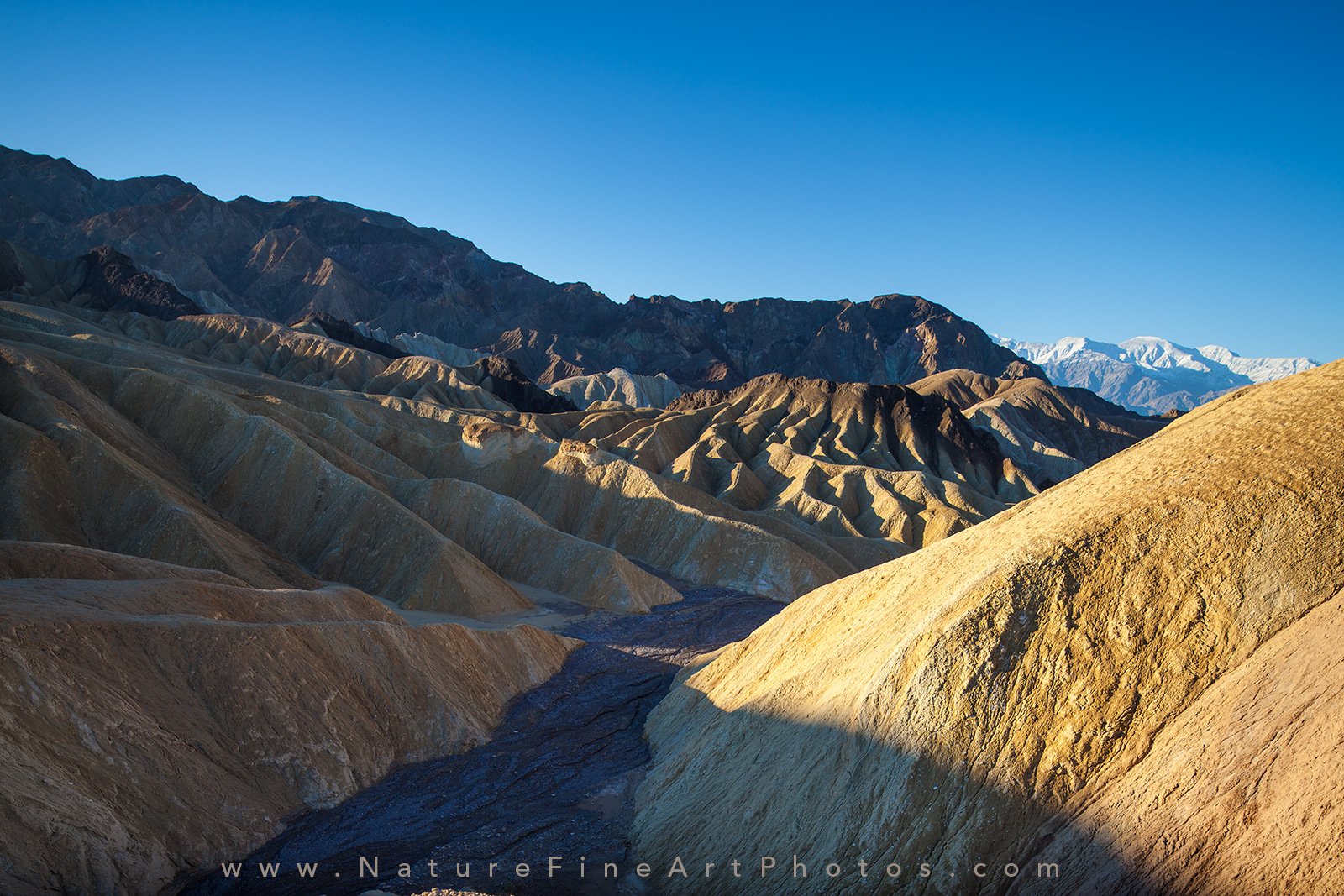 Zabriski point overlook in Death Valley photo