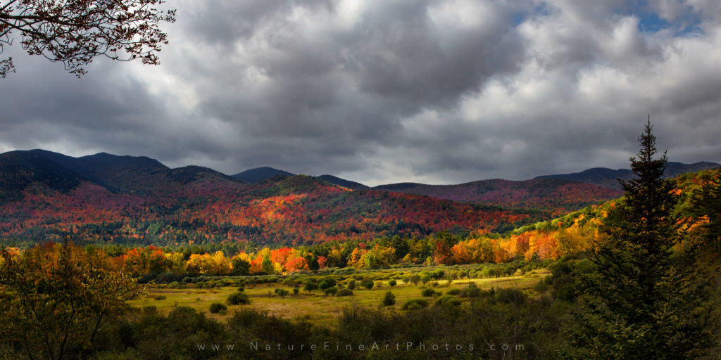 photo of fall foliage in Keene Valley